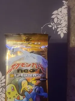 Pokemon Japanese Neo Genesis Booster Pack Card Game/ SEALED - Image 4