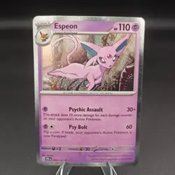 Pokemon Espeon 033/131 Cosmos Holo Prismatic Evolutions Costco Exclusive NM - Image 1