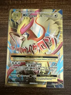 M Pidgeot ex Full Art 105/108 Pokemon Card- Near Mint- XY Evolutions - Image 1