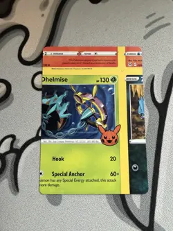 Pokemon TCG Dhelmise Miscut Misprint Error Card NM - Image 1
