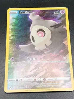 Pokemon Sword & Shield Duskull GG28 Crown Zenith Galarian Gallery Full Art B - Image 3