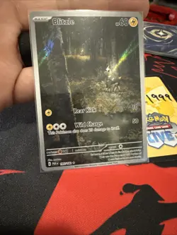 Pokemon TCG Blitzle Paradox Rift 195/182 Holo Illustration Rare NM/M Condition - Image 2
