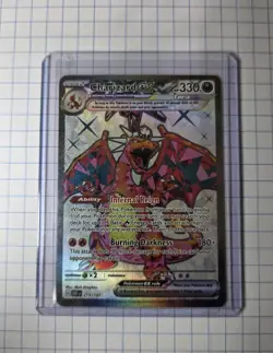 Pokemon TCG Charizard EX Sir Obsidian Flames Special Illustration Rare Near Mint - Image 1