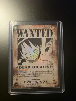 Monkey D. Luffy WANTED SP OP13-118 SEC Carrying on His Will Japanese One Piece - Image 1
