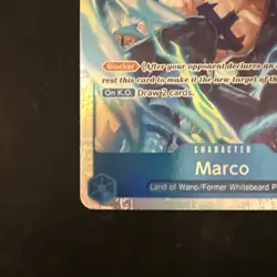 One Piece Card Game - Marco - SR - PRB02-008 - NM - English - Image 3