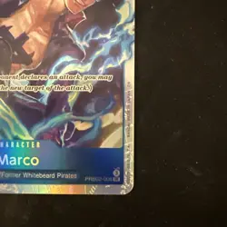 One Piece Card Game - Marco - SR - PRB02-008 - NM - English - Image 5