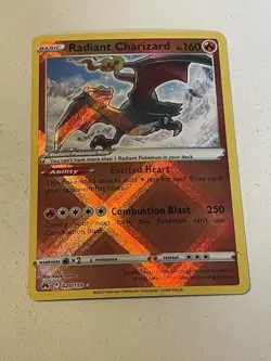 Radiant Charizard 020/159 Crown Zenith Holo Pokemon Trading Card - Image 1