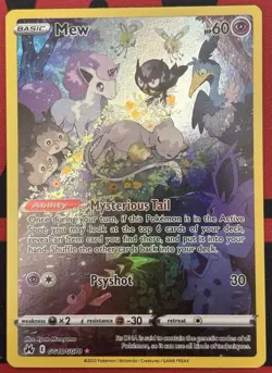 Mew GG10/GG70 Crown Zenith: Galarian Gallery Pokemon Card NM - Image 2