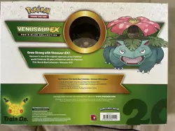Pokemon TCG Venusaur EX Generations Red Blue Collection 20th Anniversary SEALED - Image 2