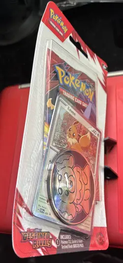 Pokemon Destined Rivals Checklane Blister-Eevee Promo-Factory Sealed - Image 3