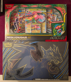 Pokemon Mega Venusaur ex Premium Collection Mega Charizard UPC Lot of 2 - Image 1