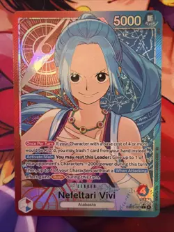 One Piece *English* EB03 Alt Art Leader Nefeltari Vivi EB03-001 - Image 1