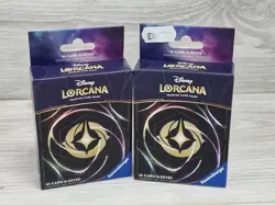 2x Disney Lorcana Card Sleeves Card Back (65Ct) Ravensburger New Sealed - Image 1