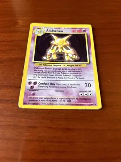 Pokemon TCG 1999 Base Set Evolution Rare Holo Alakazam Abra Kadabra WOTC Cards - Image 4