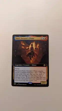Magic The Gathering MTG Modern Horizons 2 - Yusri, Fortune's Flame Extended Art - Image 1