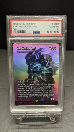 2025 MTG Final Fantasy The Shadow Lord Through the Ages FOIL 0035 PSA 10 - Image 1