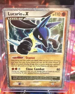 Pokemon Lucario LV.X DP17 Level-Up Holo Card 2007 Nintendo Pokemon TCG English - Image 3