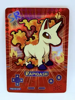 Pokemon Baby 151 Rapidash Special Doujin Kawaii Holo Illustration Art Card - Image 1