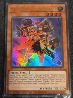 Yu-Gi-Oh Magical Musketeer Calamity Lost Art Card LART-EN077 SEALED NM/M - Image 1