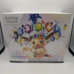 Pokemon Prismatic Evolutions Elite Trainer Box Eevee English TCG - Image 1