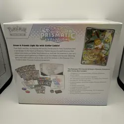 Pokemon Prismatic Evolutions Elite Trainer Box Eevee English TCG - Image 3