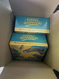 2x Pokemon TCG: Mega Evolution-Ascended Heroes Pokemon Center Elite Trainer Box - Image 1