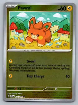 Pokemon TCG ME02: Phantasmal Flames Pawmi 032/094 Reverse Holo - Image 1