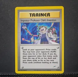 Pokemon TCG Impostor Professor Oak's Invention Neo Destiny 94/105 Rare LP - Image 1