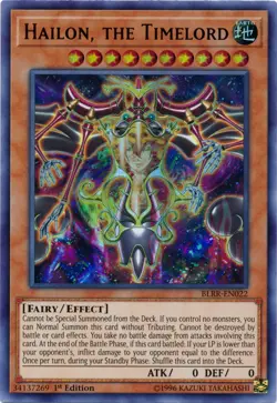 Hailon, the Timelord - BLRR-EN022 - Ultra Rare - 1st Edition - Lightly Played - Image 1