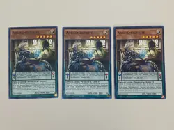 Yugioh - Anchamoufrite x 3 - 1st Edition LP - Plus Free Holo Card - Image 1