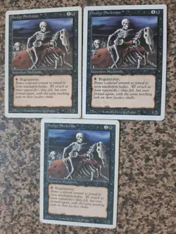MTG 3 x Drudge Skeletons - revised - Image 1