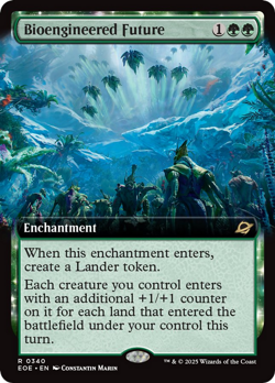 Bioengineered Future (Extended Art) [Edge of Eternities] Foil Near Mint - Image 1