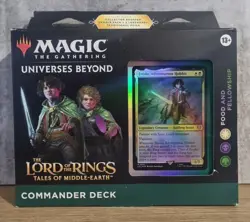 Magic The Gathering - Lord Of The Rings - Commander Deck - Food And Fellowship - Image 1