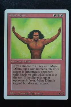 Magic The Gathering MTG MIJAE DJINN Revised Edition LP Lightly Played - Image 1