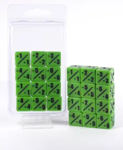 MTG -1/-1 Negative Counter Dice Set 12d6 Dice Set Magic The Gathering Infect - Image 1