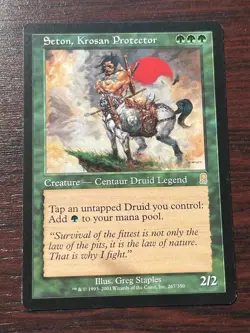 1x SETON, KROSAN PROTECTOR - Odyssey - MTG - Magic the Gathering - Image 1