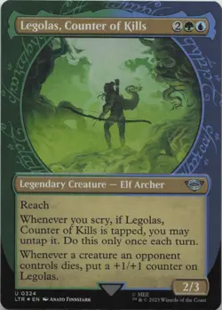 Legolas, Counter of Kills (Showcase) - FOIL - U Universes Beyond: The Lord of th - Image 1