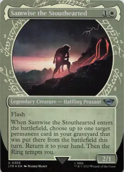 Samwise the Stouthearted (Showcase) - FOIL - U Universes Beyond: The Lord of the - Image 1