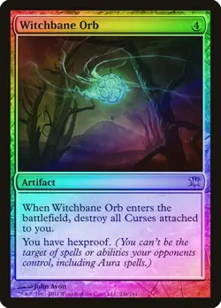 Witchbane Orb FOIL Innistrad PLD Artifact Rare MAGIC GATHERING CARD ABUGames - Image 1