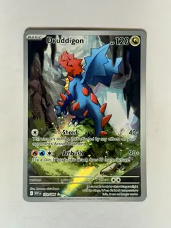 Druddigon Illustration Rare 151/086 White Flare Pokemon TCG - Image 1