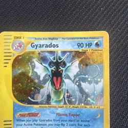 Pokemon Gyarados TCG H10/H32 Skyridge Holo Rare - LP front - MP back - Image 2
