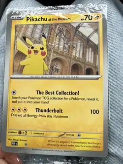Pokemon TCG Promo Oversized Card - Pikachu at the Museum (Sealed) - UK ⭐ - Image 1