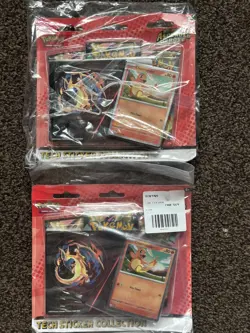 🔥 Pokemon Ascended Heroes Charmander Tech Sticker Collection x2 Sealed - Image 1