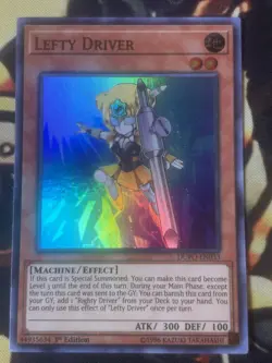 Yugioh: Left Driver - DUPO-EN033 - Ultra Rare - 1st Edition NM - Image 1