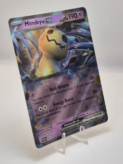 Mimikyu EX - SVP004 Black Star Promo Card Half Art Ultra Rare Pokemon Card NM - Image 3