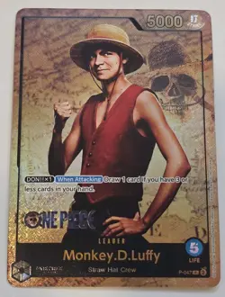 Monkey.D.Luffy Premium Card Collection -Live Action Edition- P-047 One Piece - Image 1