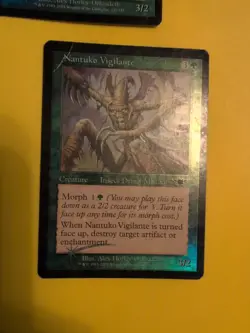 Nantuko Vigilante x2 Insect Mutant LEGIONS (2003). OLD VINTAGE FOIL MTG2 CARD - Image 2