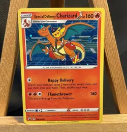 Special Delivery Charizard - Promo SWSH Card SWSH075 - NM - Image 1