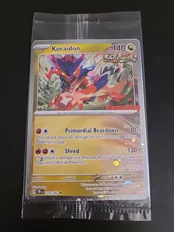 Koraidon 119/162 - GameStop Promo Pokemon Card - Sealed - Image 1