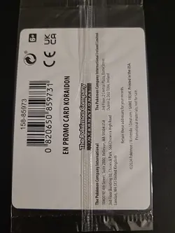 Koraidon 119/162 - GameStop Promo Pokemon Card - Sealed - Image 2